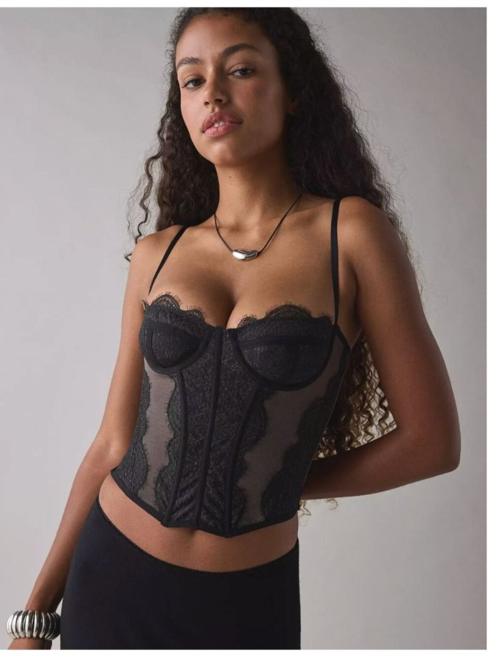 OUT FROM UNDER Modern Love Urban Outfitters Corset Top Size‎ XL
